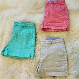 Girls Crown&Ivy Khaki Shorts Set of 3!